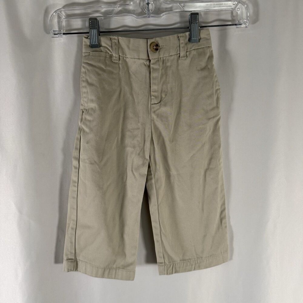 Polo Ralph Lauren Chino Pants Baby Boy 18M Khaki Flat Front Pull On